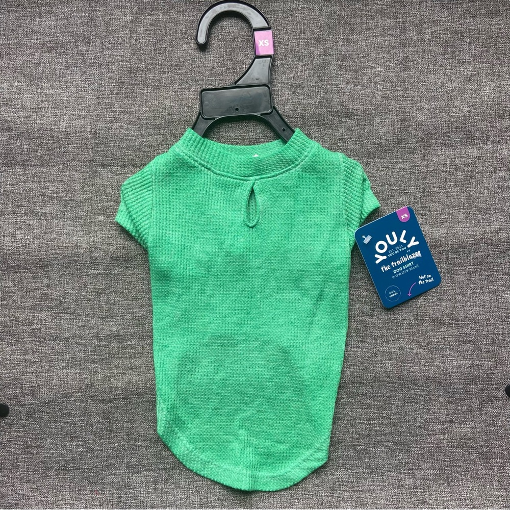 Green Dog Shirt XS Pet Clothing